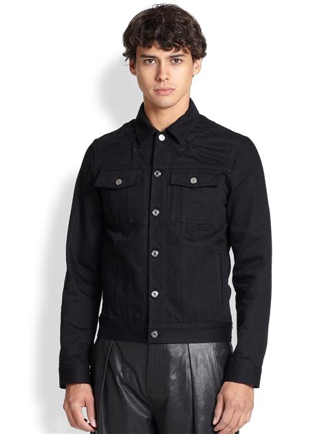 men givenchy coat|Givenchy denim jacket.